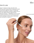 How to use The Act Firming Serum — apply in the evening after toning, always use SPF next morning