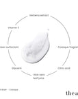The Act Cosaque Hand Wash key ingredients, aloe vera leaf juice, glycerin, sodium PCA, vitamin E, verbena extract