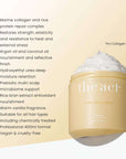 The Act Pro Collagen Hair Mask 400ml benefits including marine collagen, rice protein, argan oil and prebiotic inulin