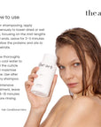 How to use The Act Hair Conditioner Extra — apply to wet hair, leave 2-3 minutes and rinse cool