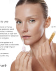 How to use The Act Lip Oil Shimmer — apply over lip balm or alone for luminous glowing lips