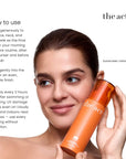 How to use The Act SPF 30 Lotion — apply to all exposed skin, reapply every 2 hours outdoors