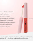 The Act Lip Oil Tint 01 benefits — hydrates, softens and adds sheer buildable colour