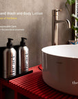 The Act hand wash and body lotion set