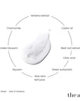 The Act Verbena Hand Wash key ingredients — verbena extract, chamomile, linden blossom, glycerin