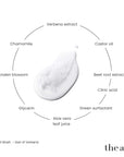 The Act Verbena Hand Wash key ingredients — verbena extract, chamomile, linden blossom, glycerin