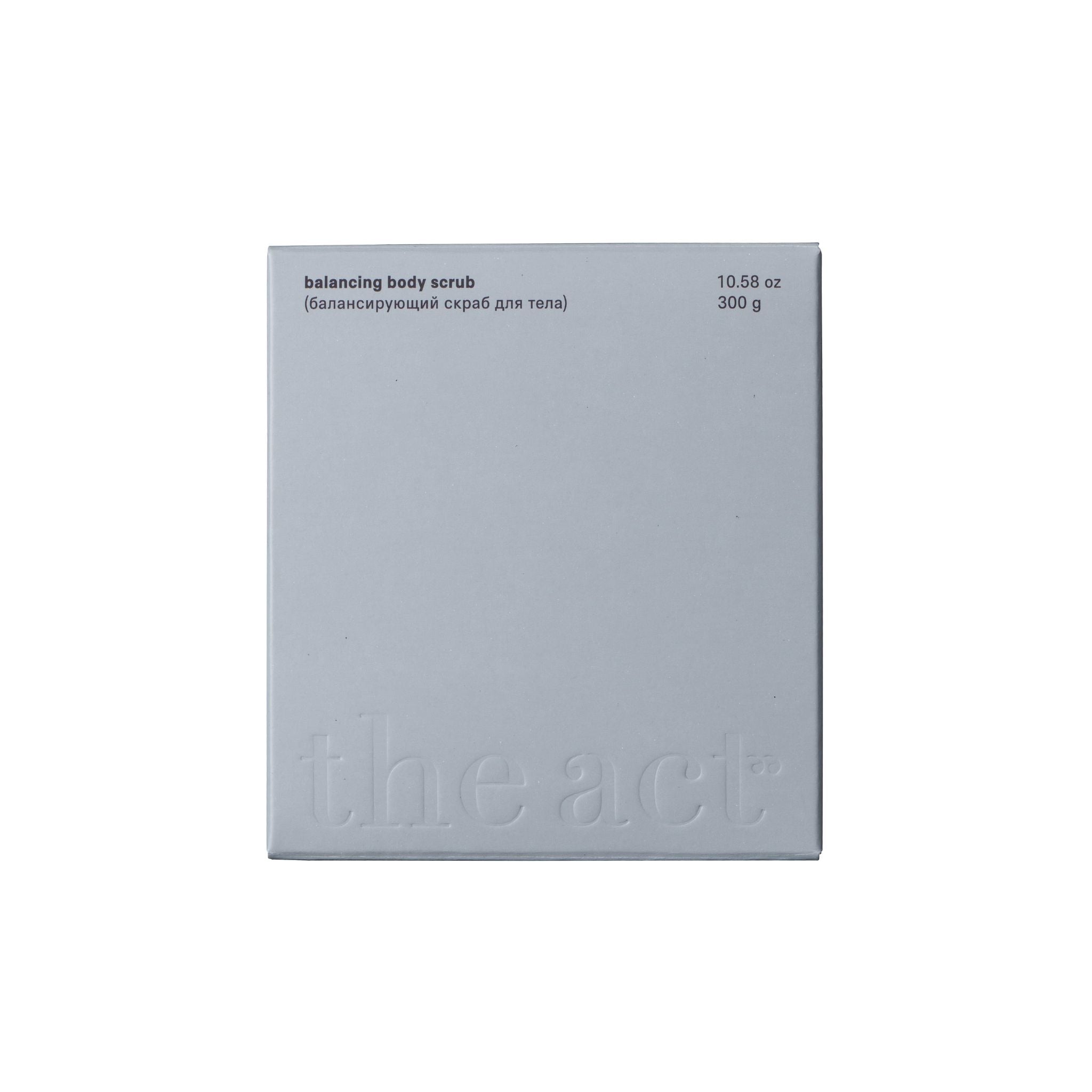 Balancing Body Scrub