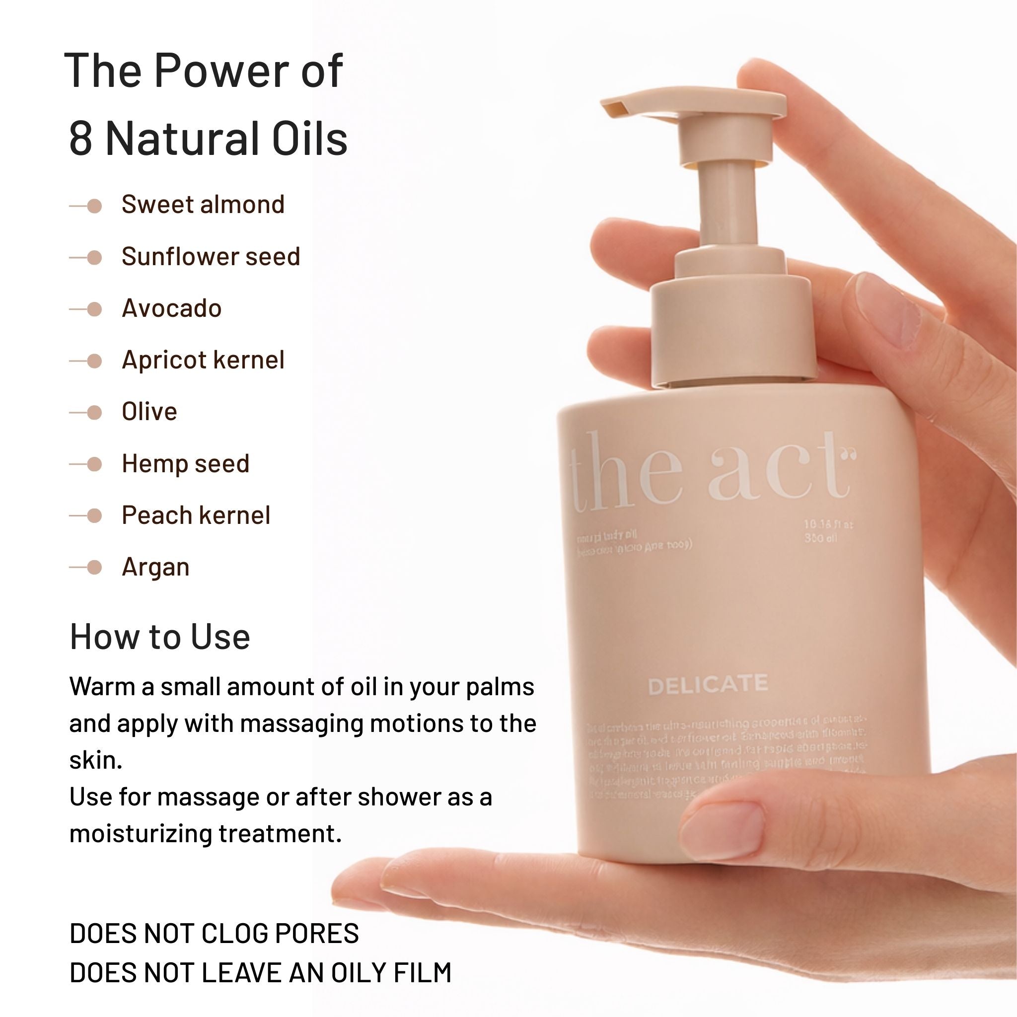 Body Oil Massage Delicate