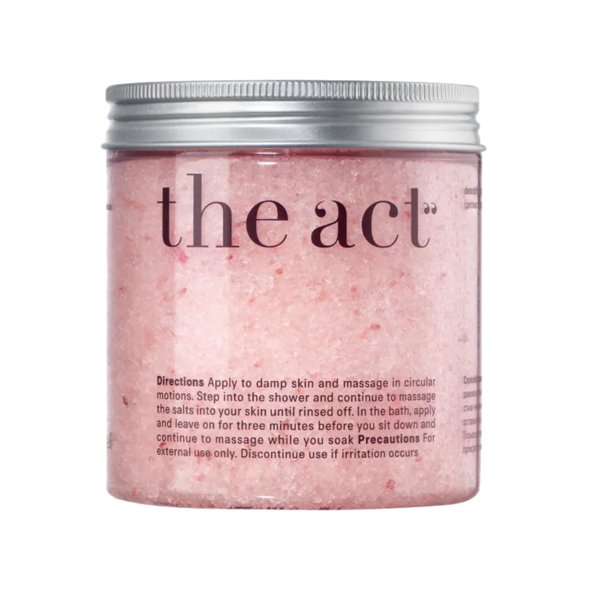 Detoxifying Leg Scrub with Himalayan Salt and Grapefruit