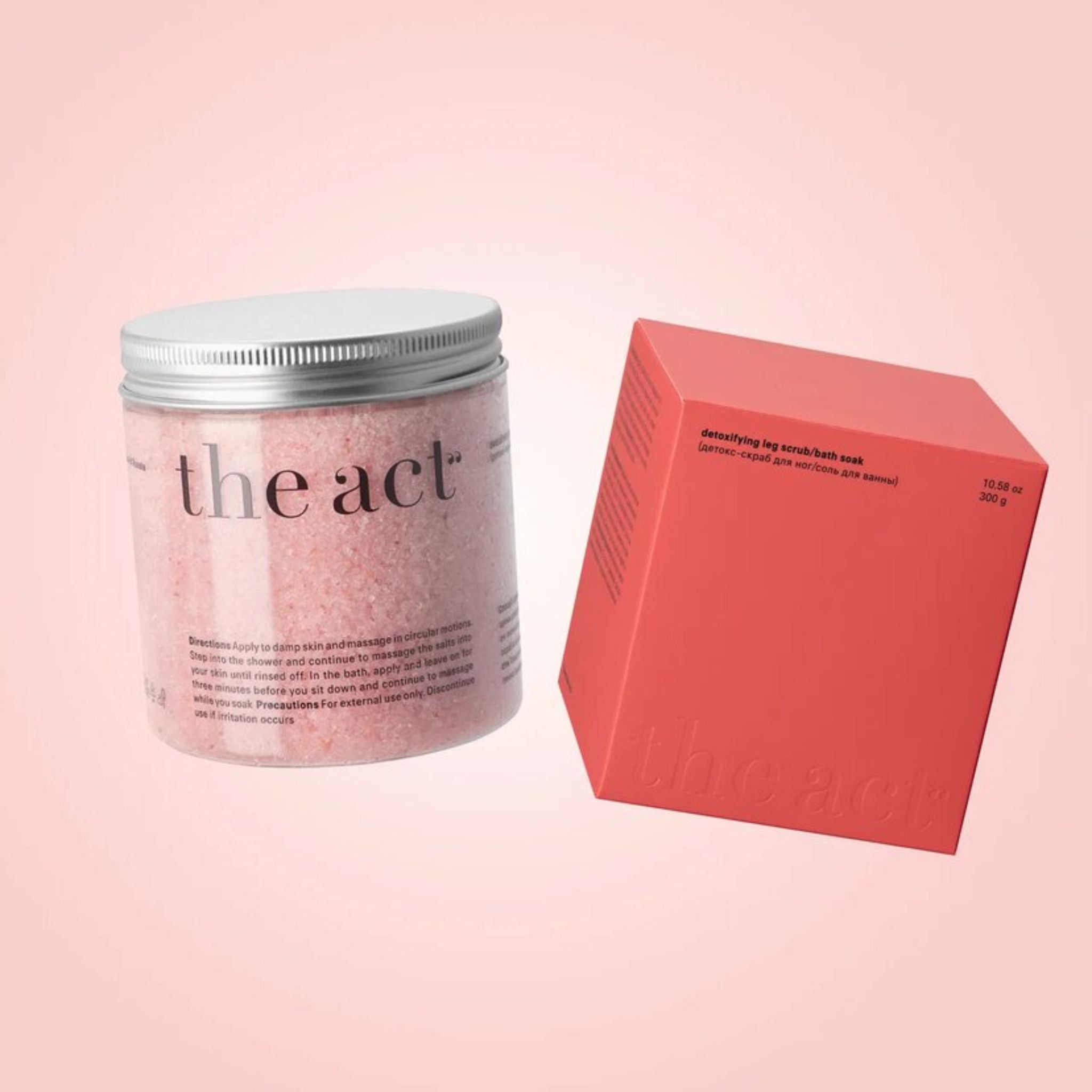 Detoxifying Leg Scrub with Himalayan Salt and Grapefruit