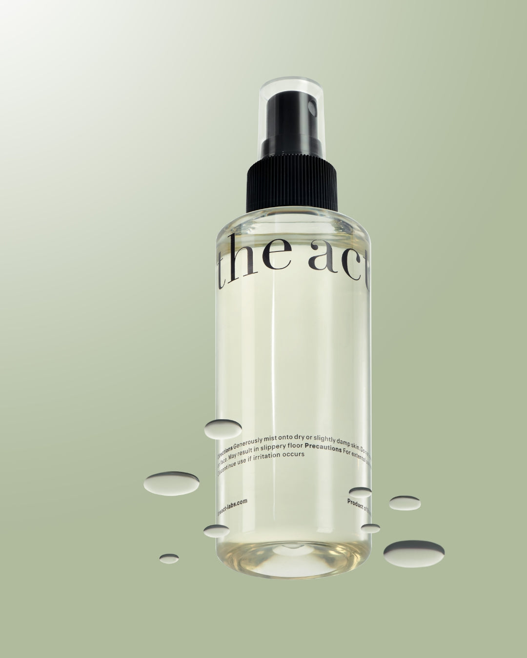 Dry oil body mist