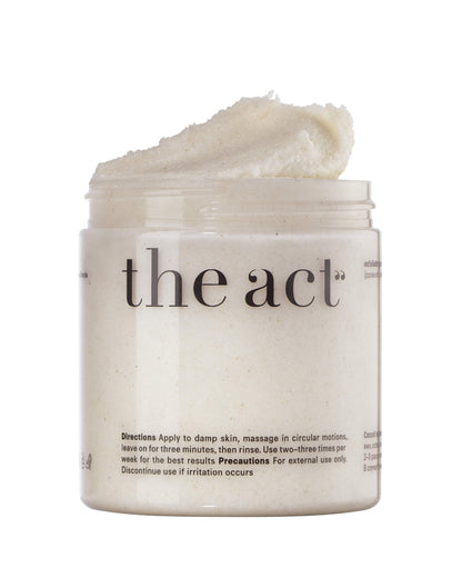 Exfoliating sea salt & coconut body scrub
