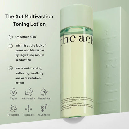 Multi-action toning lotion
