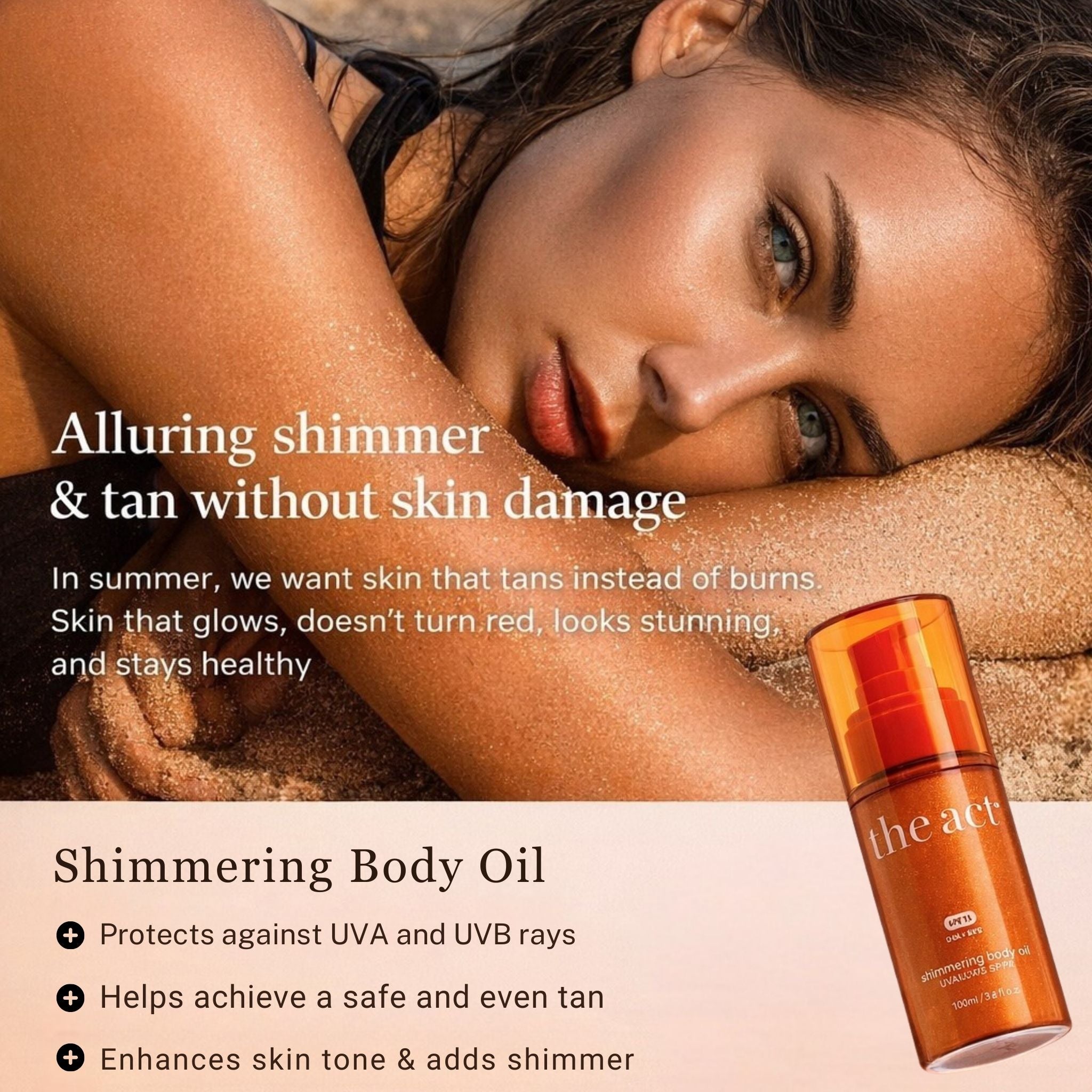 Shimmer Body Oil SPF 15