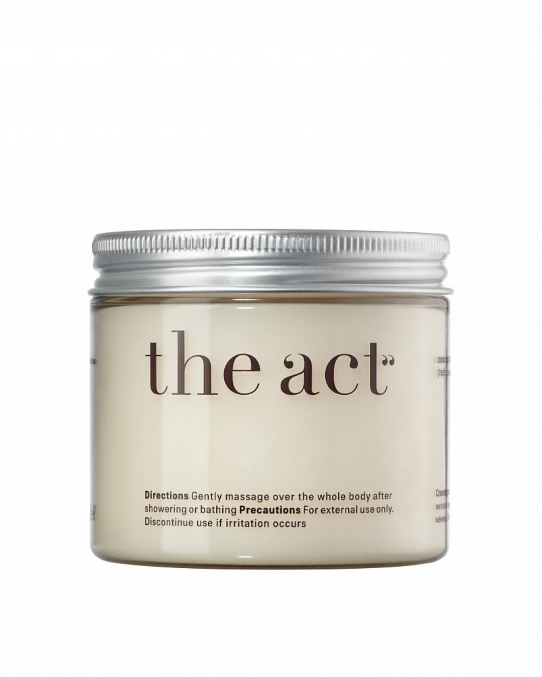 Coconut massage body butter