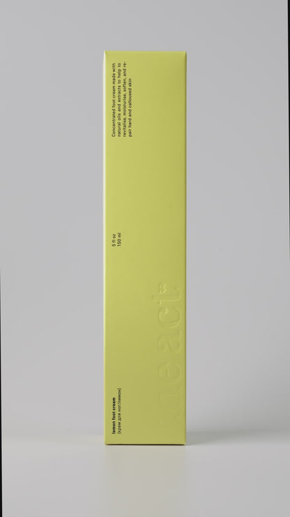 Lemon foot cream