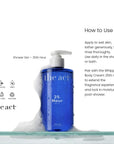 How to use The Act 25th Hour Shower Gel — apply to wet skin, lather and rinse daily