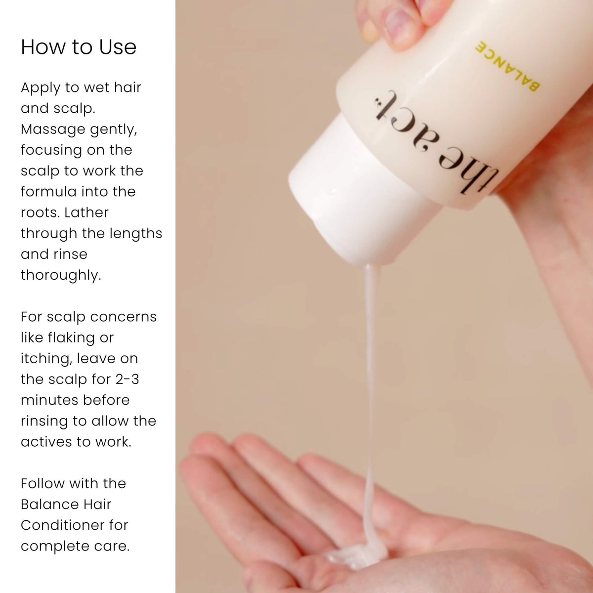 The Act Balance Shampoo scalp care shampoo for oily and flaky scalp South Africa