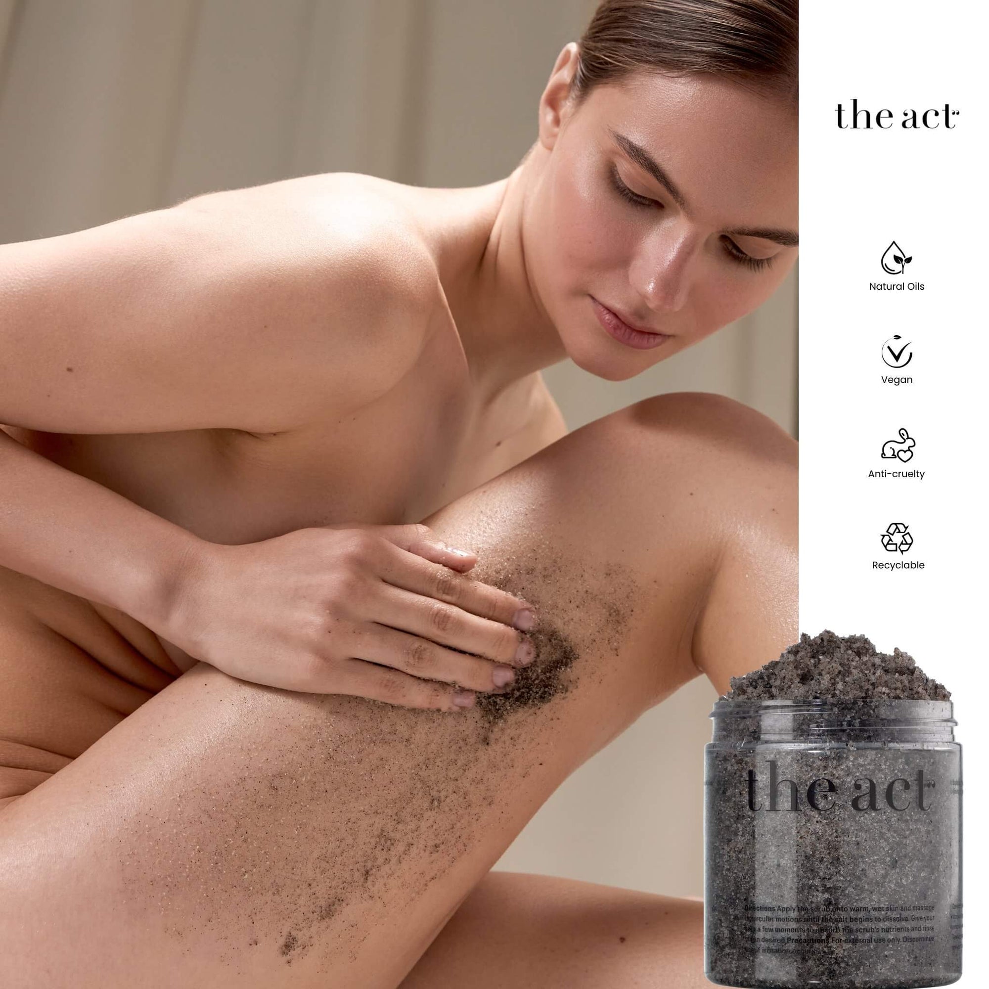 The Act Balancing Body Scrub — black cumin seed balancing body scrub South Africa