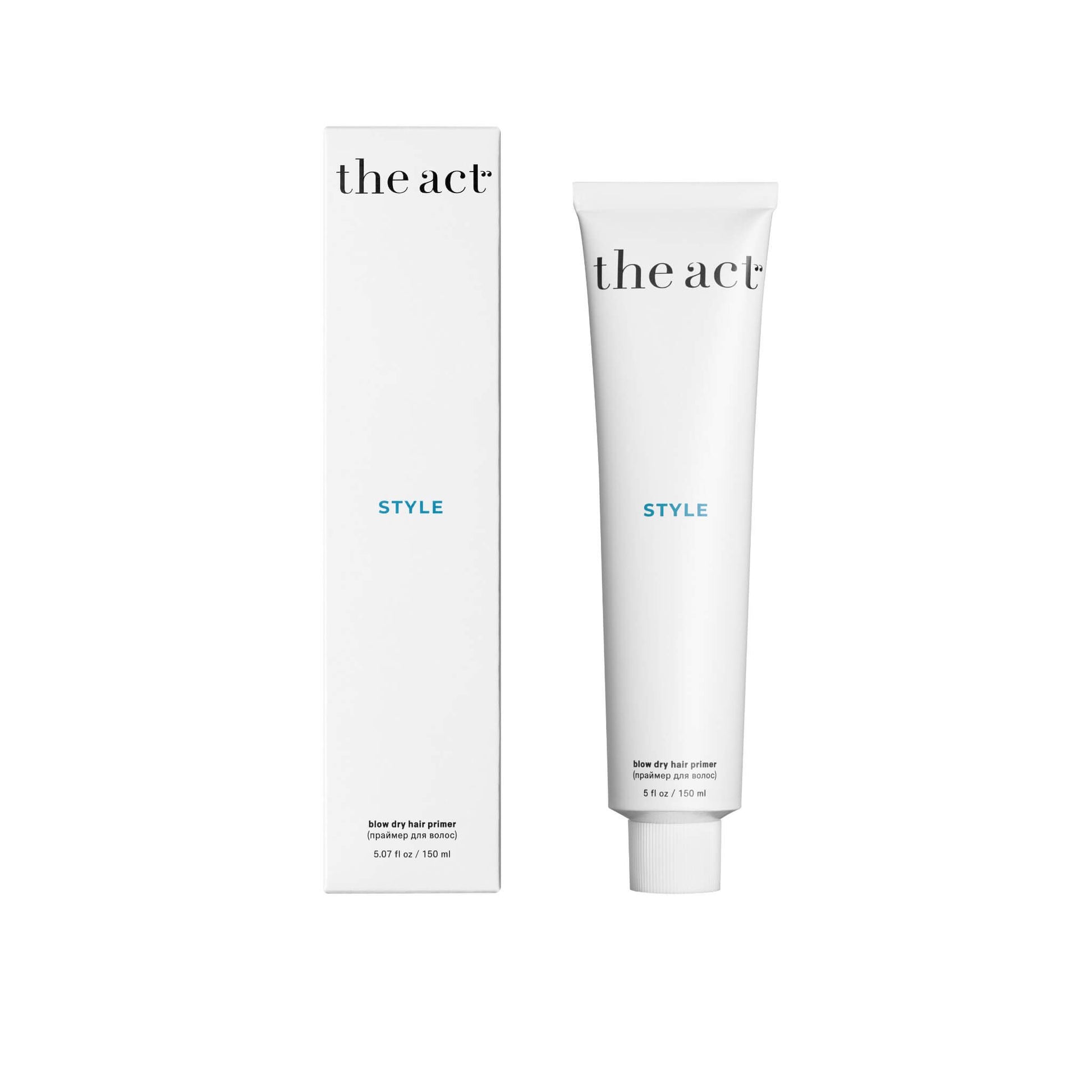 The Act Blow Dry Primer 150ml — heat protecting leave-in blow dry preparation treatment
