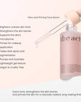 The Act Glow & Priming Face Serum benefits — brightens, repairs and primes for makeup
