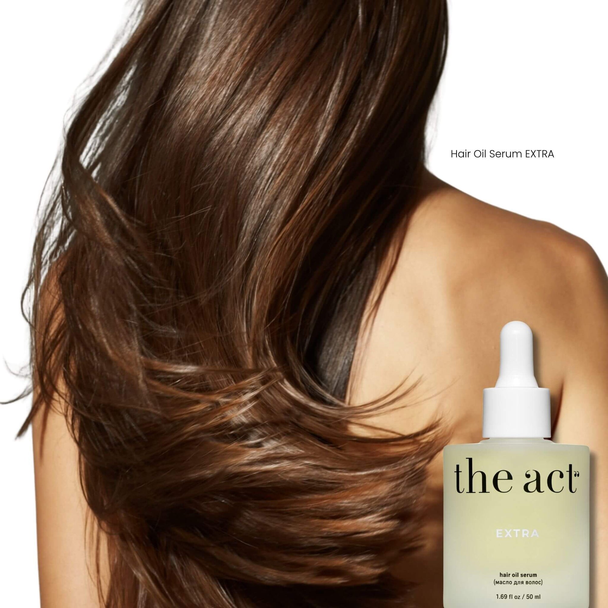 The Act Hair Oil Serum — broccoli seed finishing oil for shine and frizz control South Africa