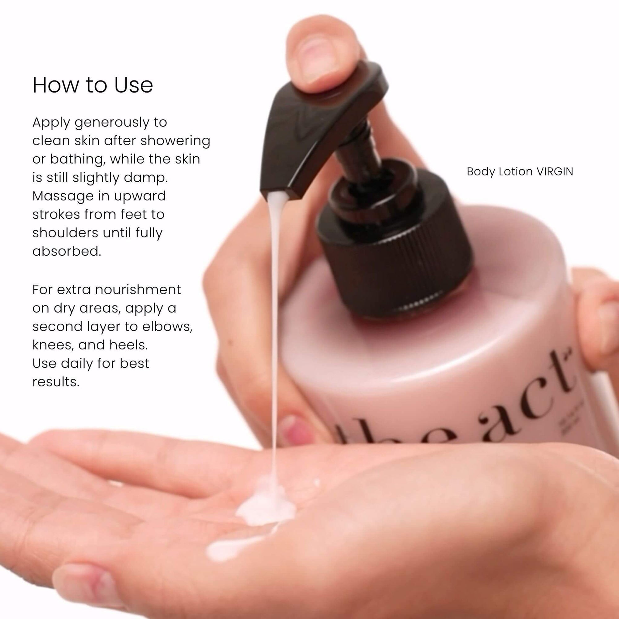 The Act Body Lotion Virgin 300ml — cherry blossom daily body lotion South Africa