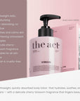 The Act Body Lotion Virgin benefits — 300ml and 2000ml