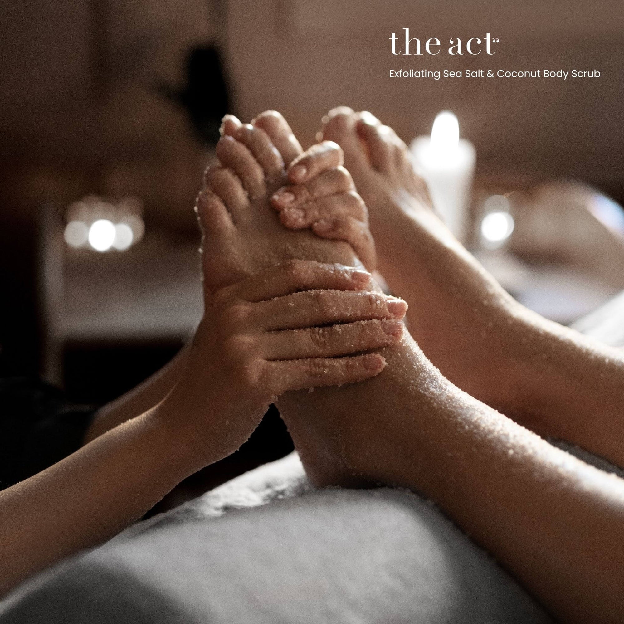 The Act Sea Salt &amp; Coconut Body Scrub 2000g — professional coconut foot scrub South Africa