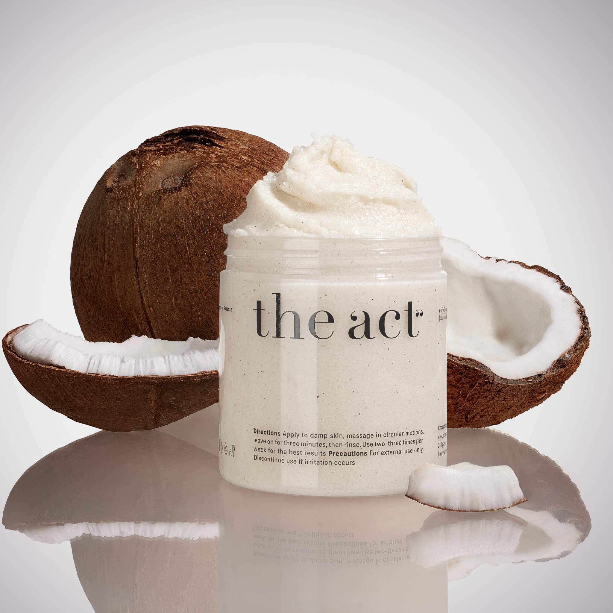 The Act Sea Salt & Coconut Body Scrub — tropical coconut body scrub South Africa