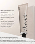 The Act Glow Face Mask benefits — detoxifies, brightens and nourishes in 5-8 minutes