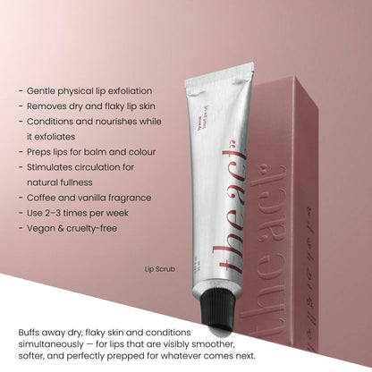 The Act Lip Scrub benefits — exfoliates, smooths and conditions for perfectly prepped lips