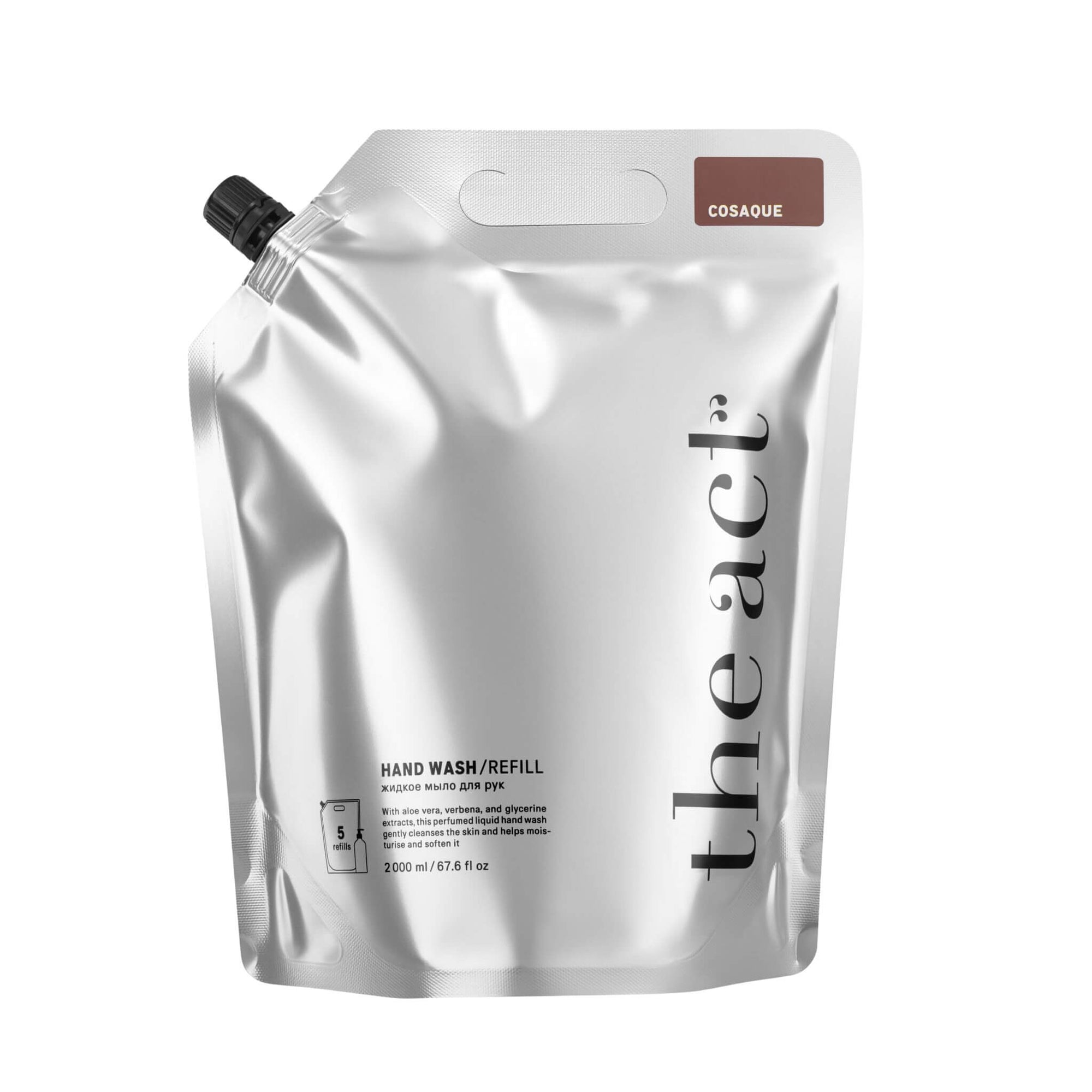 The Act Cosaque Hand and Body Lotion Refill 2000ml pouch nourishing lotion bulk refill for aluminium dispenser