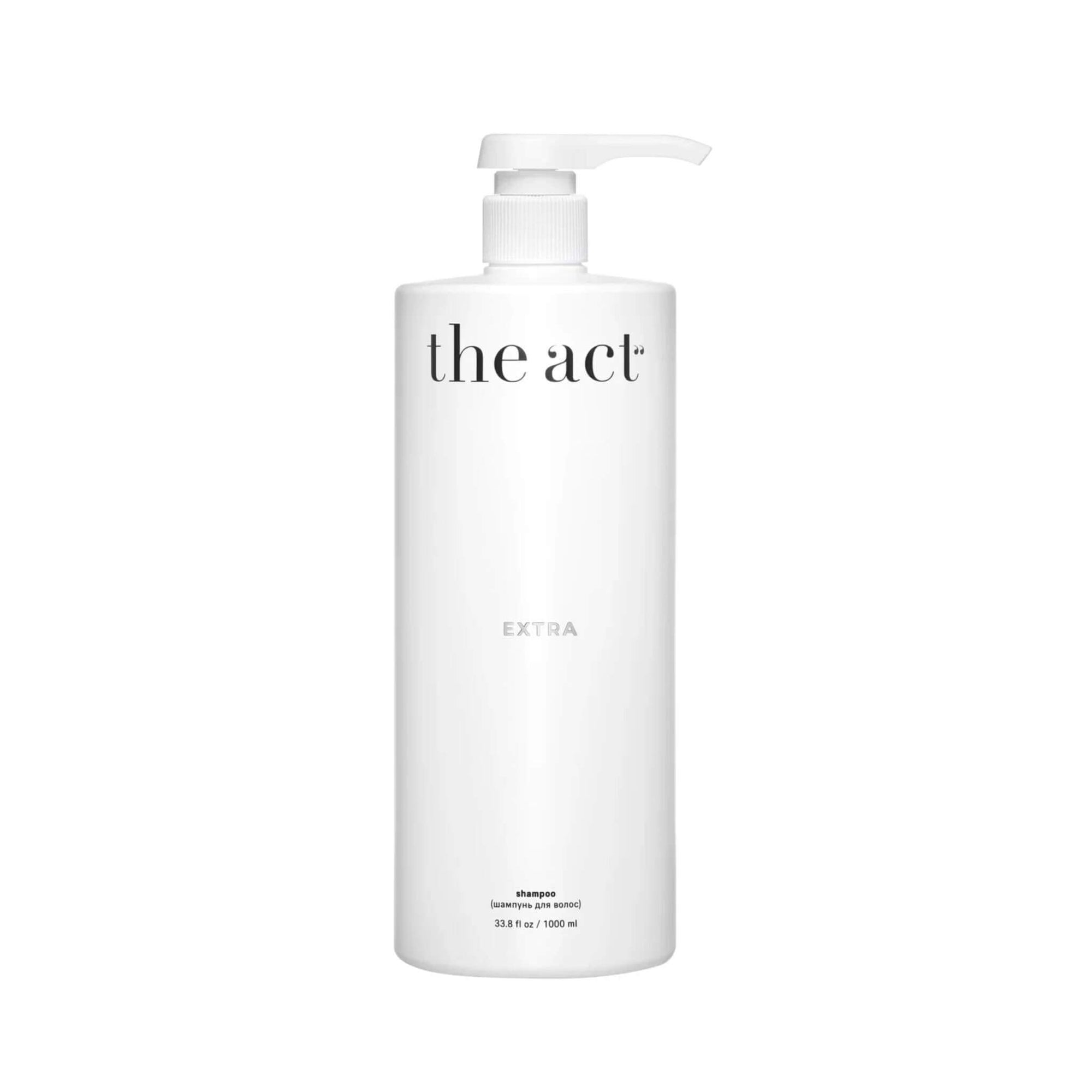 The Act Shampoo Extra Professional 1000ml amaranth protein and hyaluronic acid professional scalp shampoo