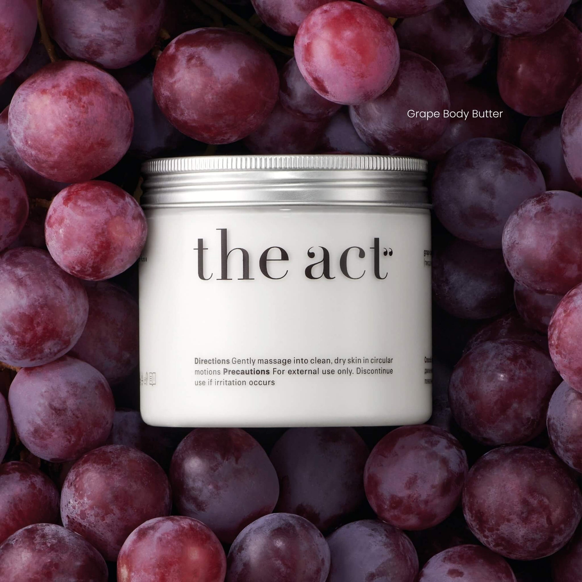 The Act Grape Body Butter — grape seed body butter for dry skin South Africa