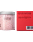 The Act Leg Scrub texture — mineral salt and menthol cooling leg scrub and bath soak