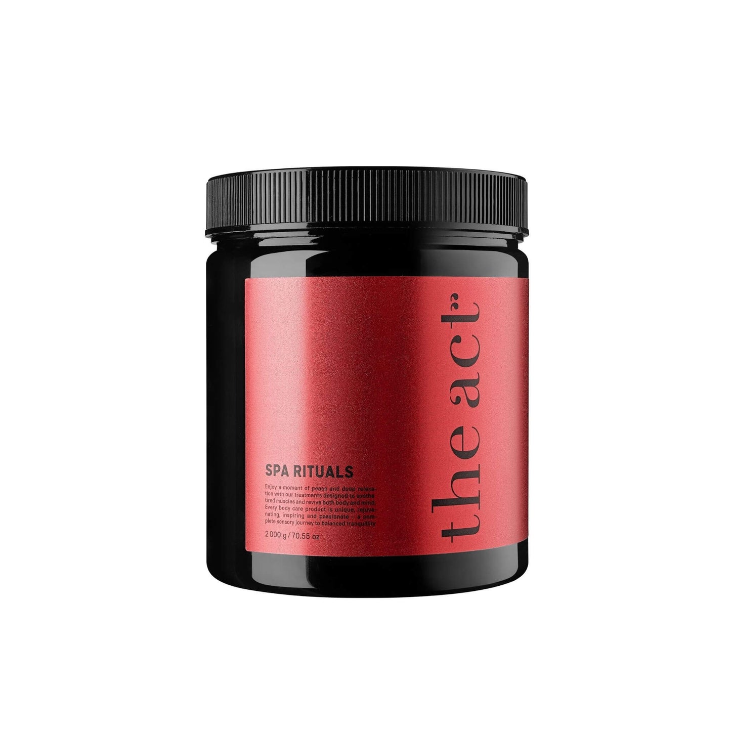 The Act Detoxifying Leg Scrub & Bath Soak 2000g — Himalayan salt and menthol cooling leg scrub
