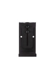 The Act Dispenser Holder Bracket Single back plate — wall fixing points and collar screw detail