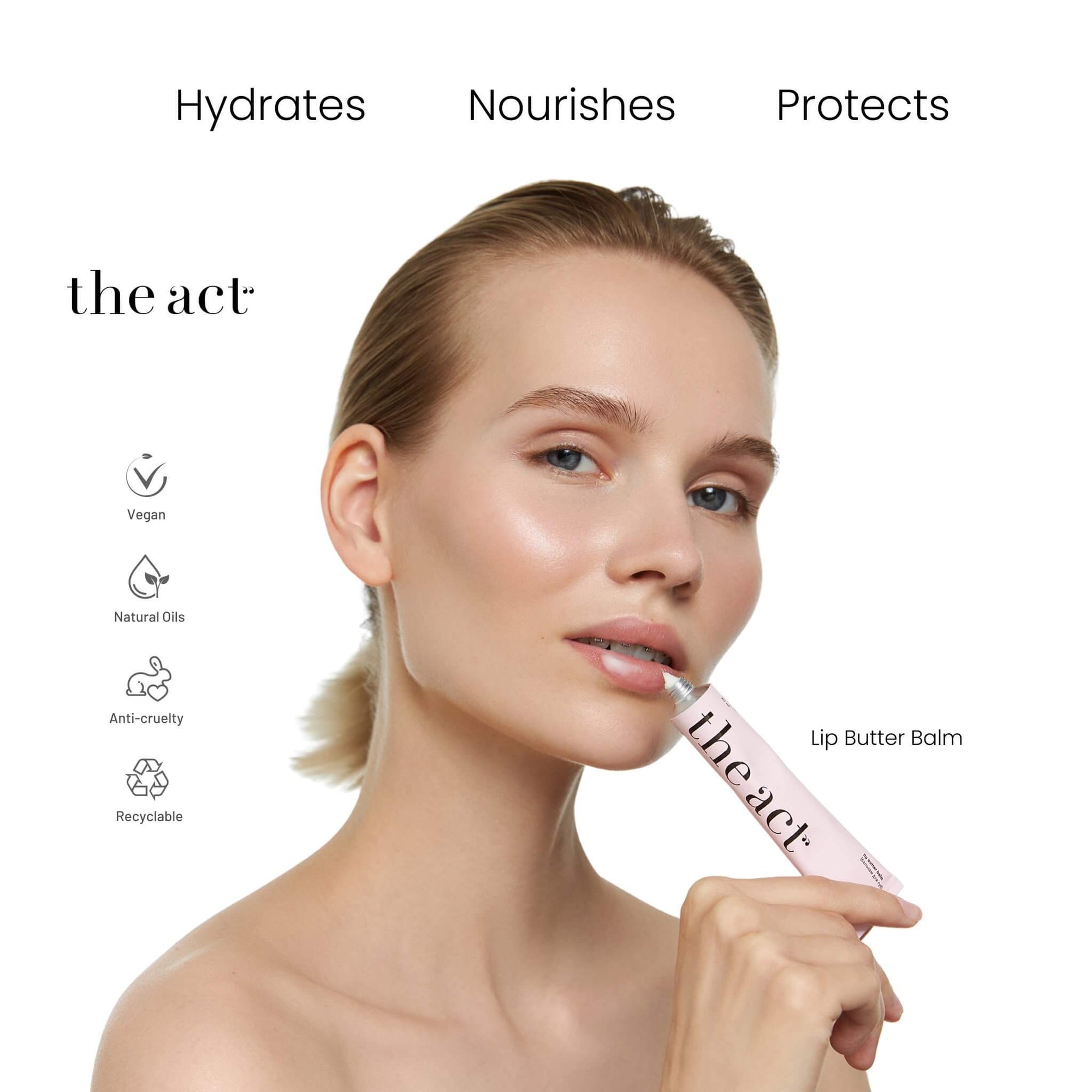 The Act Lip Butter Balm — hyaluronic acid and peptide lip balm for dry lips South Africa