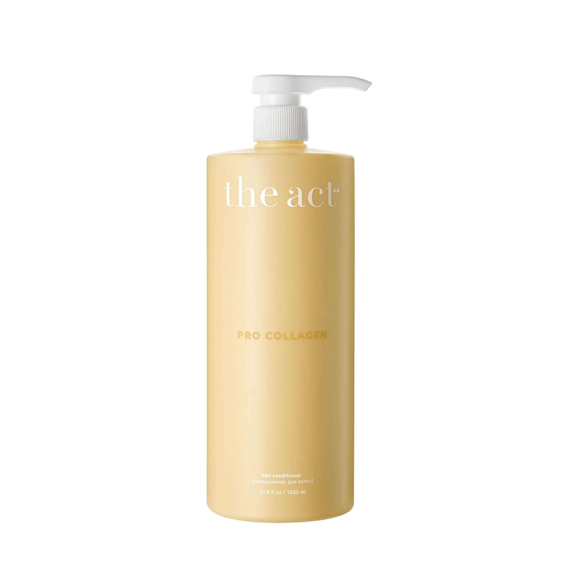 The Act Pro Collagen Conditioner 1000ml marine collagen and four-protein professional deep conditioner