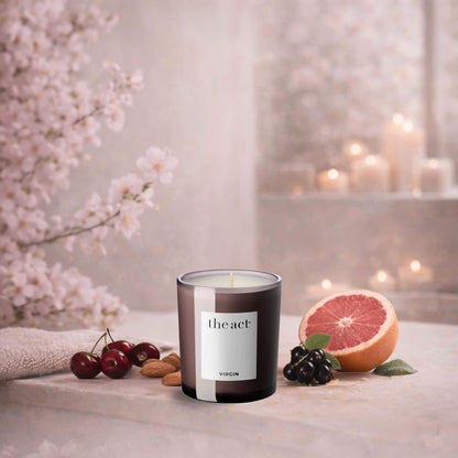 The Act Scented Candle VIRGIN — soy wax home candle in VIRGIN cherry blossom fragrance South Africa