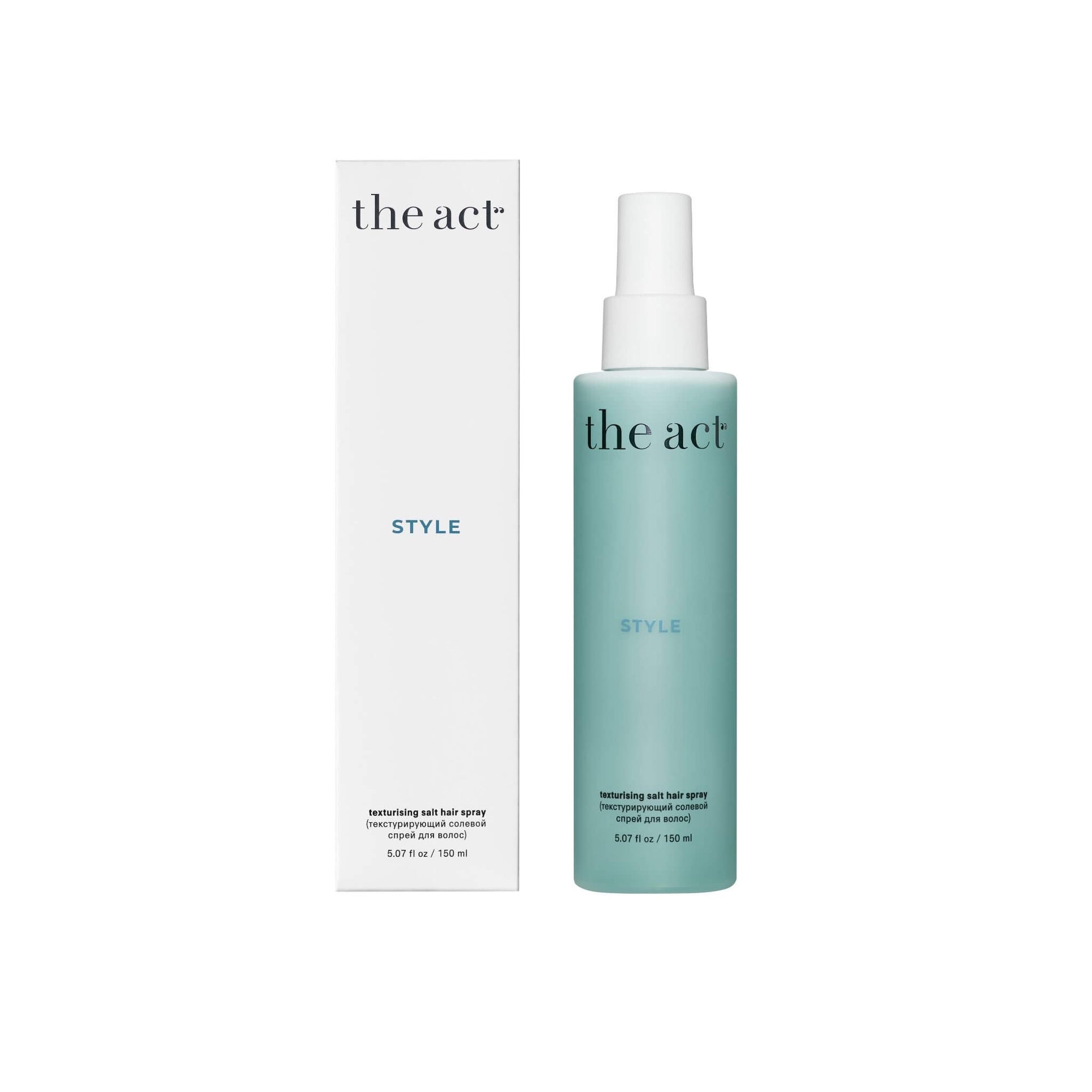 The Act Texturizing Salt Hair Spray 150ml — sea salt and wheat protein texturizing mist
