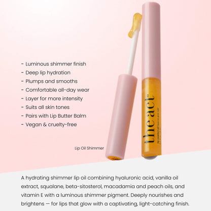 The Act Lip Oil Shimmer benefits — illuminates, hydrates and brightens lips