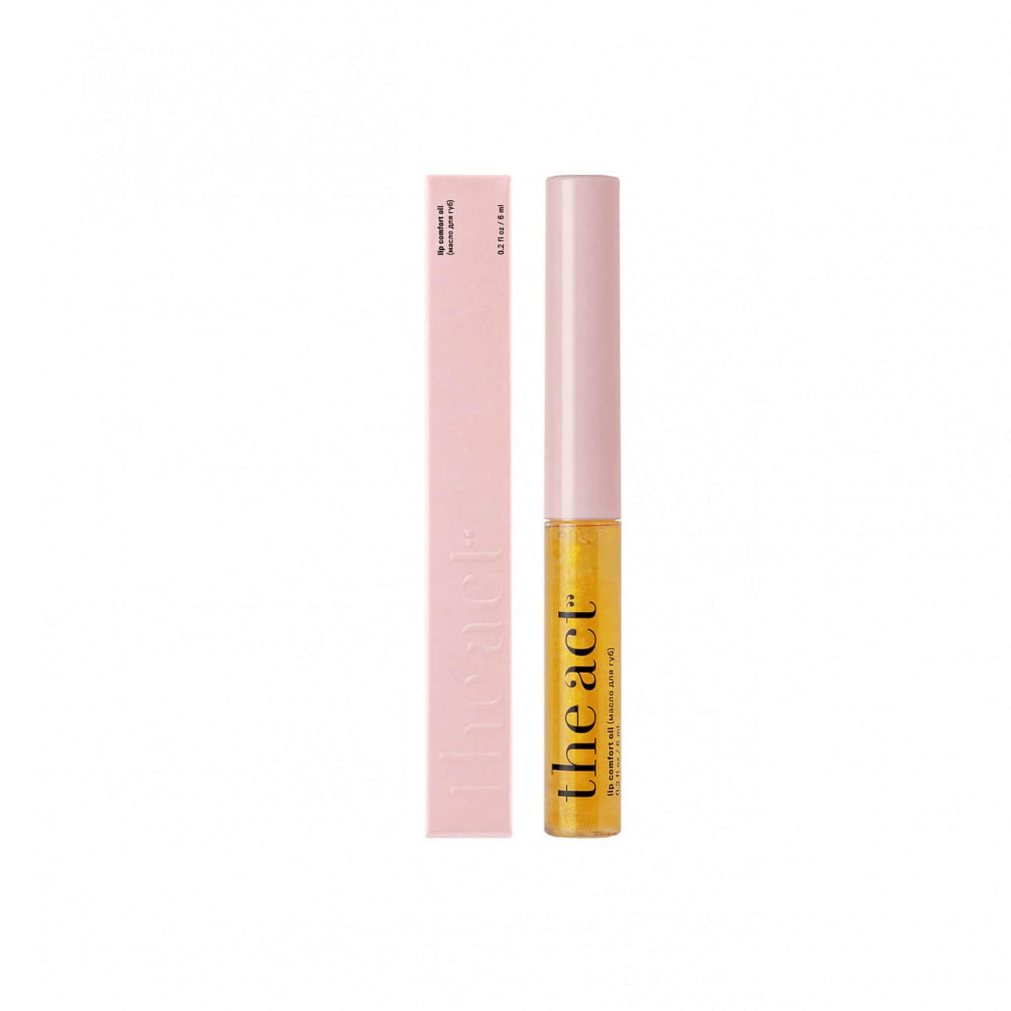 The Act Lip Oil Shimmer 02 6ml — hyaluronic acid luminous shimmer lip oil