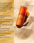 The Act Shimmering Body Oil SPF 15 benefits — protects, illuminates and nourishes in summer