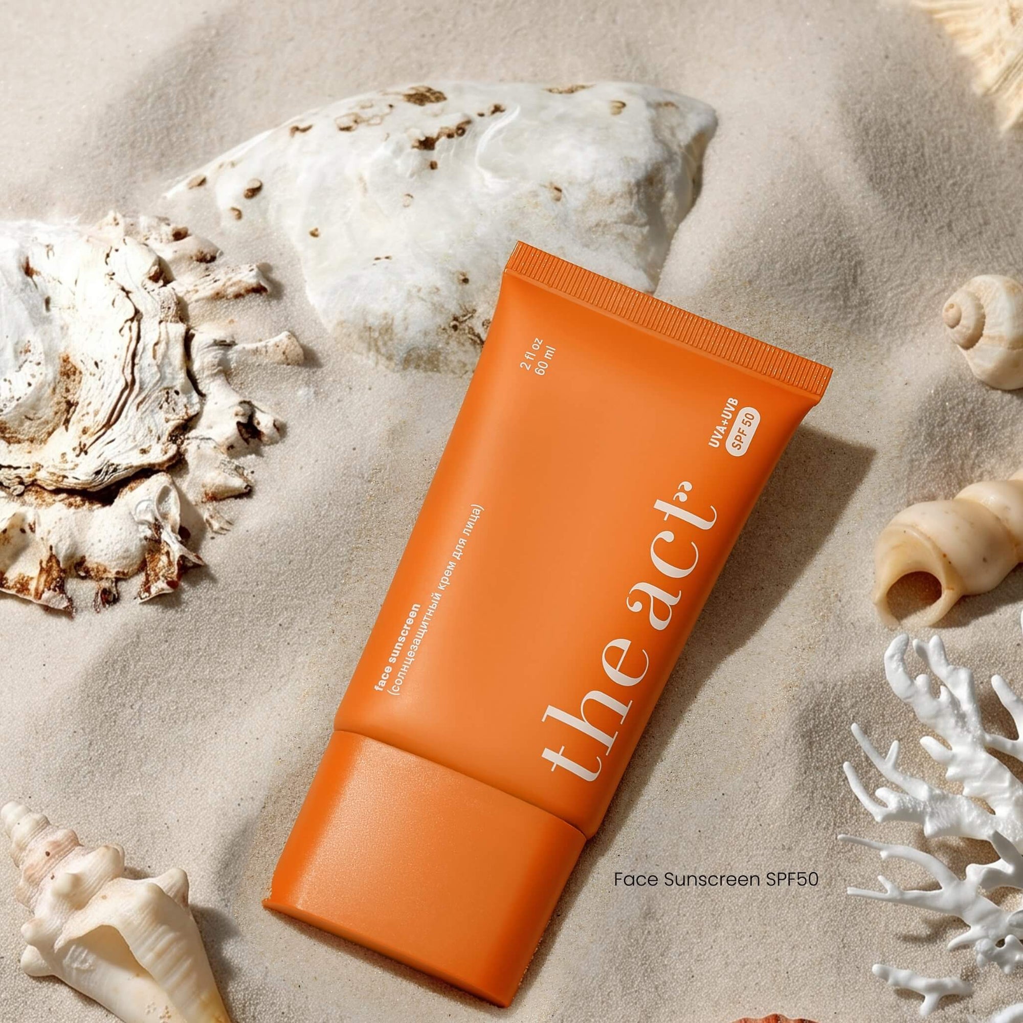 The Act Face Sunscreen SPF 50 — daily broad spectrum face SPF South Africa
