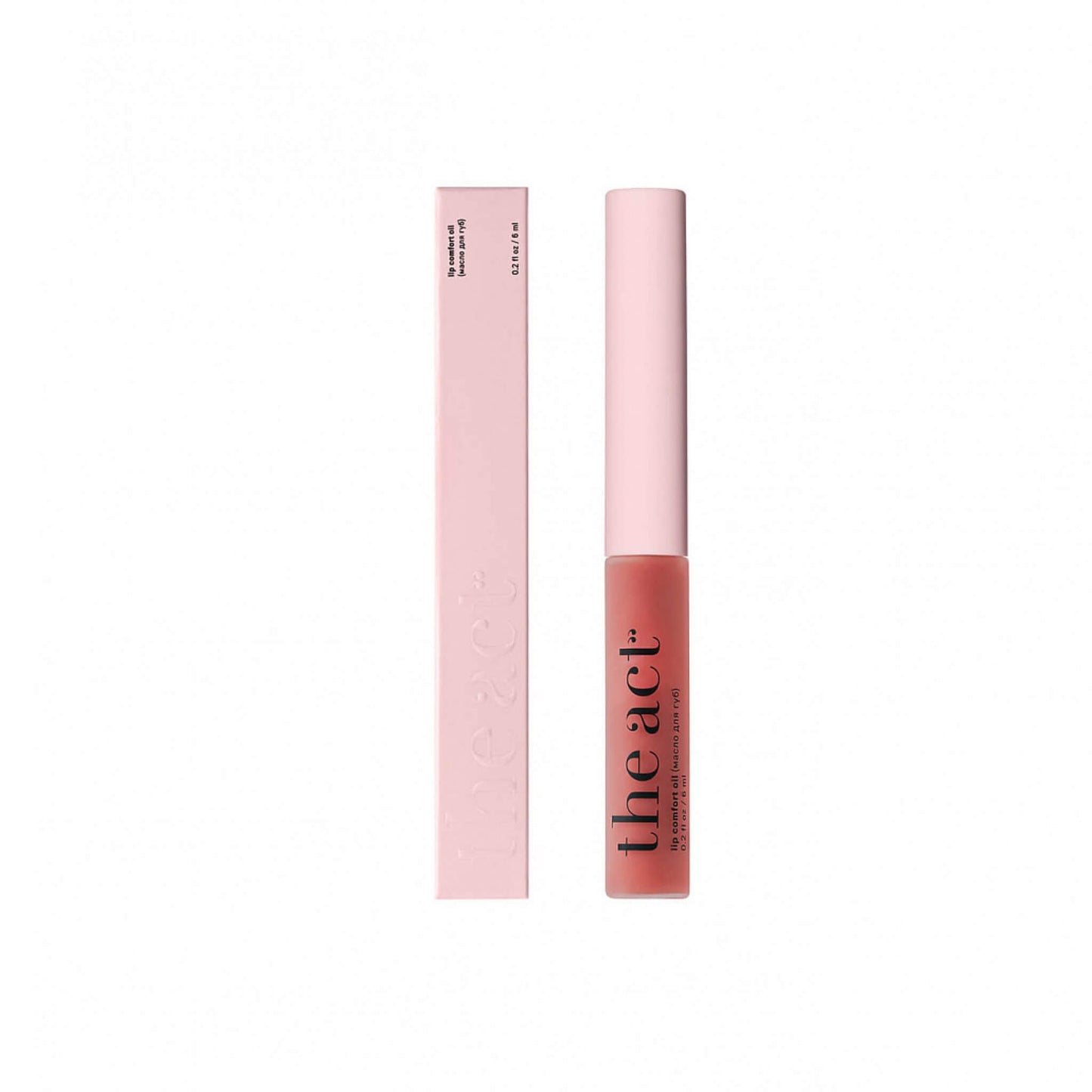 The Act Lip Oil Tint 01 6ml — hyaluronic acid sheer tinted lip oil