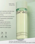The Act Multi-Action Toning Lotion benefits — hydrates, soothes and primes skin