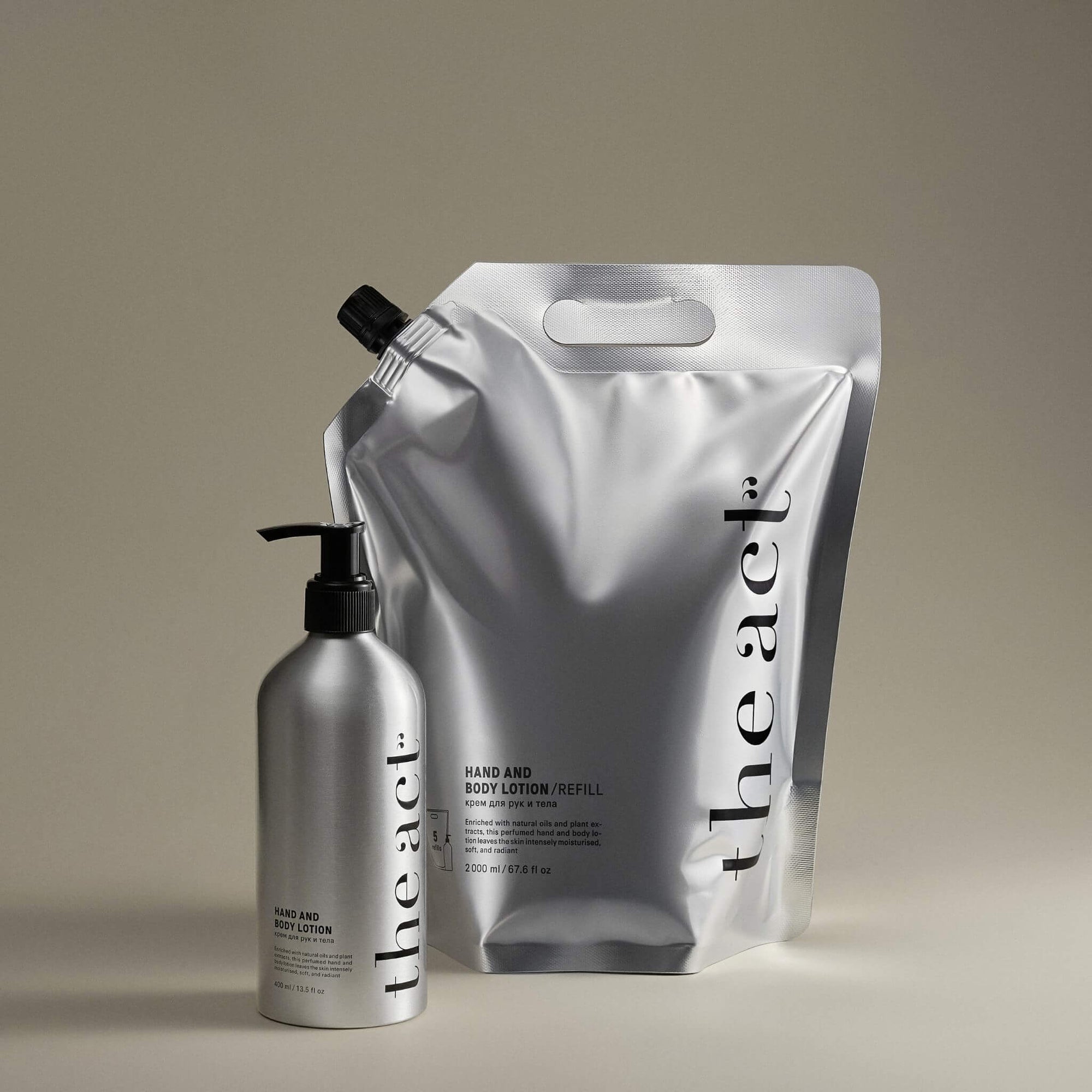 The Act Verbena Hand &amp; Body Lotion 2000ml Refill — sustainable lotion refill South Africa