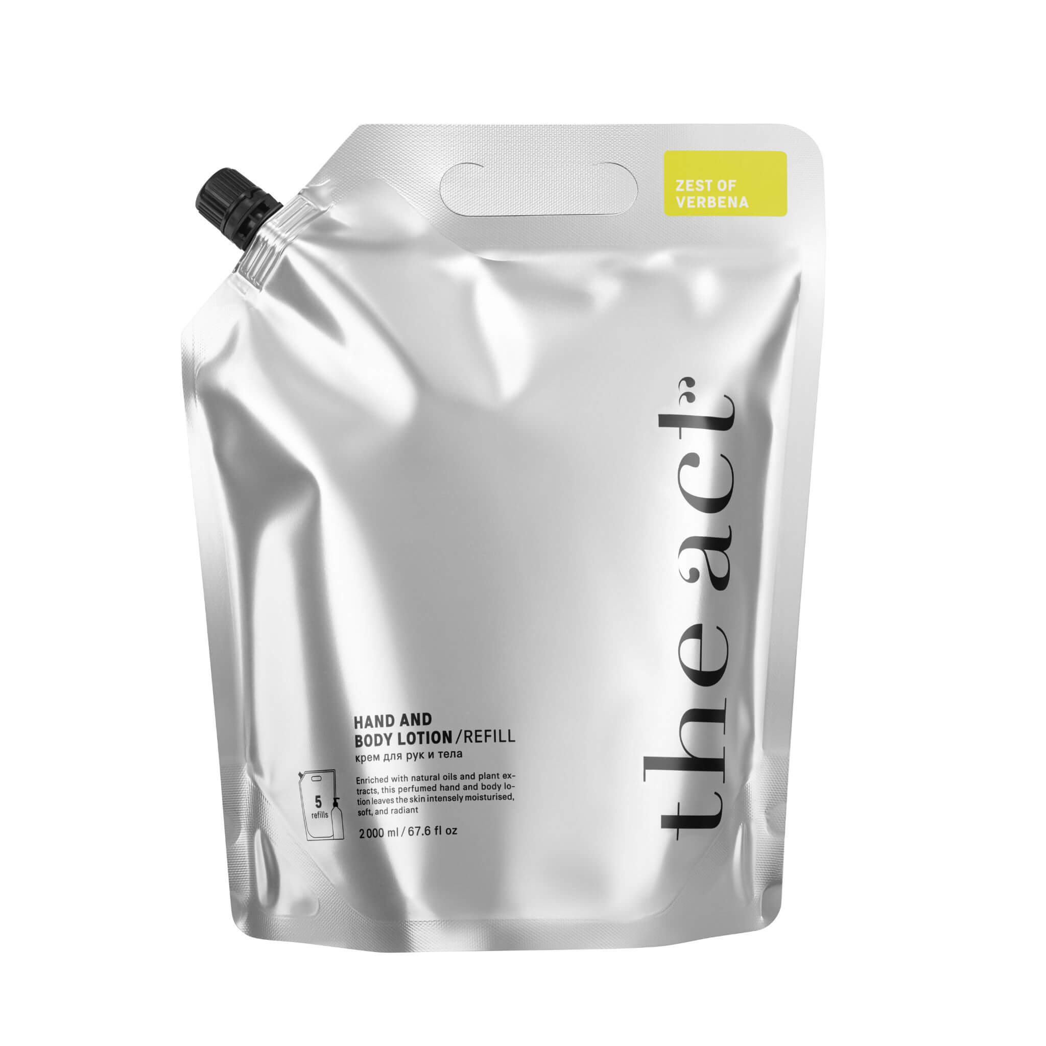 The Act Verbena Hand & Body Lotion Refill 2000ml — sustainable shea butter lotion refill